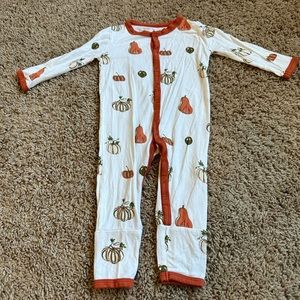 Kyte Baby Pumpkin Snap Romper